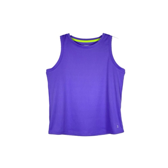 Xersion Girls Plus Lavender Ribbed Tank Top -18.5 - Picture 1 of 4